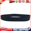 Elastic Absorbent Sweat Bands Silicone Anti-slip Sweatband HairBand (Black)