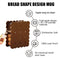 Biscuit Shape Designed Water Cup - Reusable Bottles Straw Design (Coffee)
