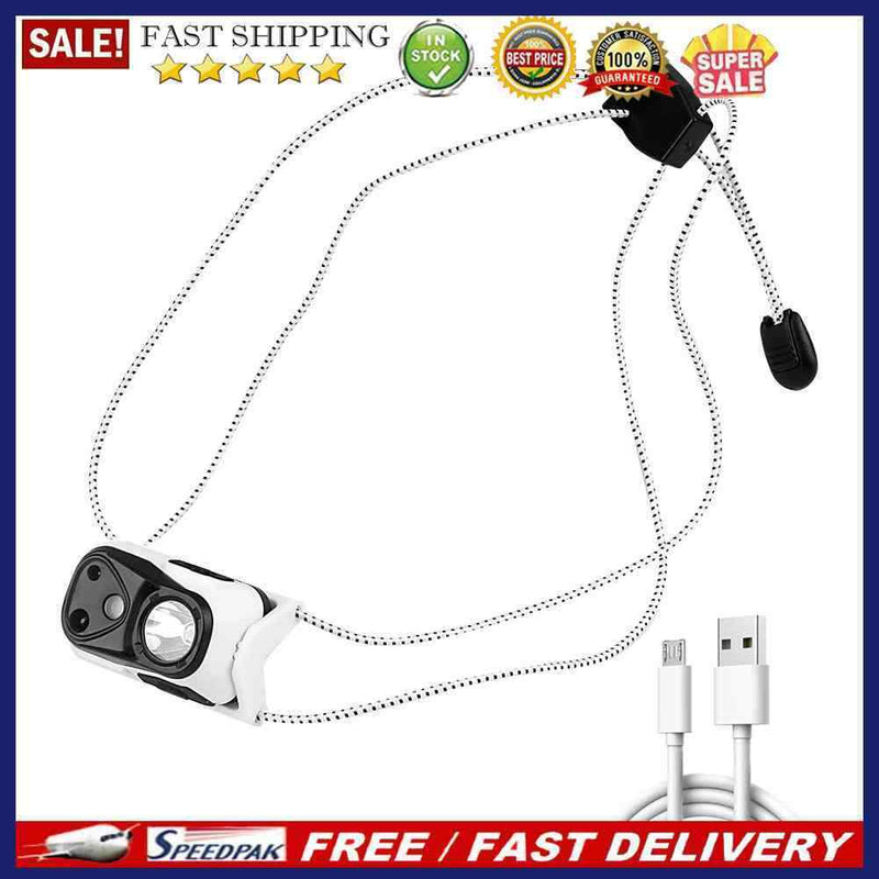 Sensor XPG Headlamp Mini USB Rechargeable Hiking Camping Running Working Ligh