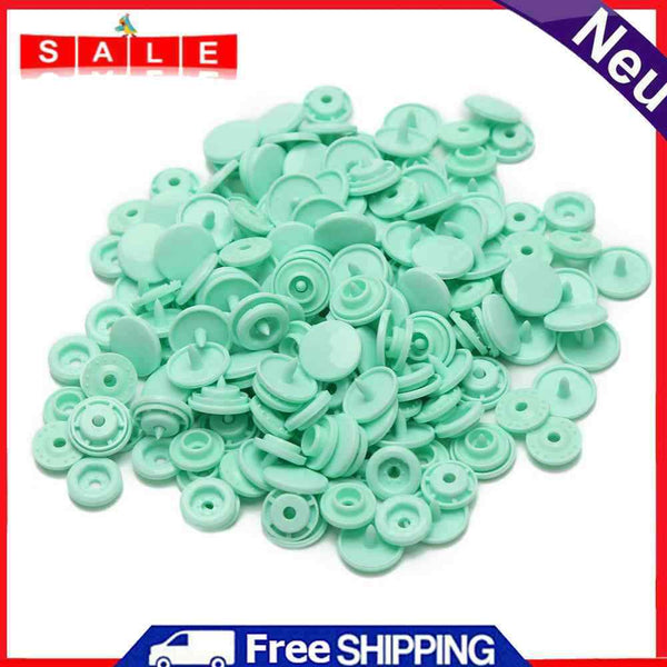 Akaddy 50pcs Push Button Lock DIY Baby Clothing Push Button (Sky