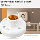 Auto On Off E27 Lamp Base Sound Voice Control Switch 45s Delay LED Bulb Holder