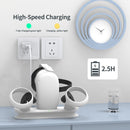 Magnetic Charging Dock Holder Station Set VR Headset Handle Charger for Quest 2