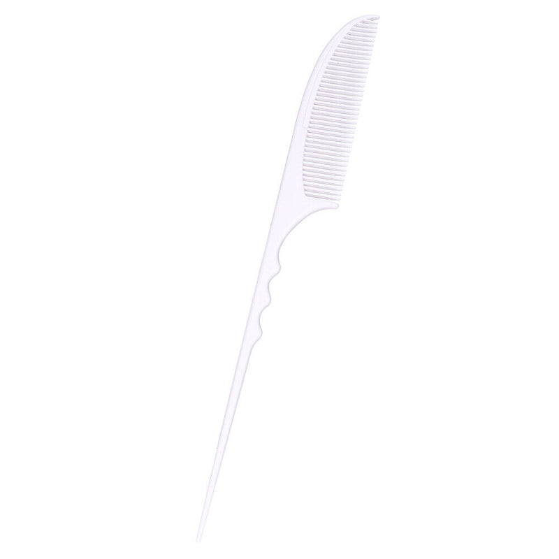 Pointed Tail Comb Anti-Static Plastic Rat Tail Hair Comb Hairdresser Hair Bru