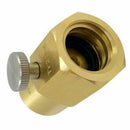 to CGA320 Cylinder Refill Adaptor CO2 Adapter with Bleed Valve For Sodastream