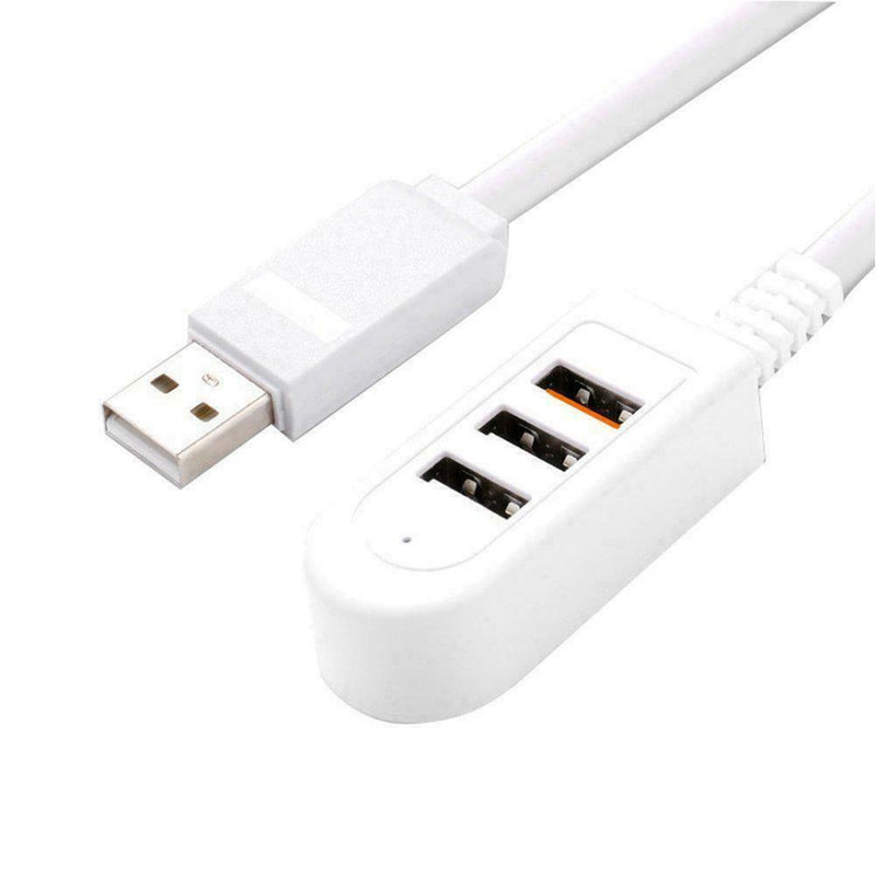 1xHigh Speed 4Port USB 2.0 Multi HUB Splitters Expansion Desktop Adapters I9E6