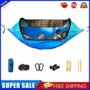 #A Camping Hammock with Mosquito Net 2 Person Aluminum Pole Tree House Swing Bed