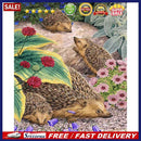 Hedgehog Family Oil Paint By Numbers Kit DIY Drawing for Adults Home Decora