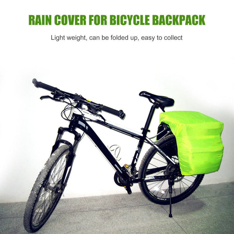 Portable MTB Road Bicycle Tail Luggage Pouch Dust Cover Pannier Bag Rain Cove