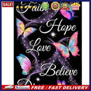 5D Kit Rhinestone Picture DIY Butterfly Letter Full Round Drill Diamond Paint