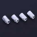 20pcs Aluminum Alloy Car Wheel Tire Valve Air Caps Stem Covers (Black)