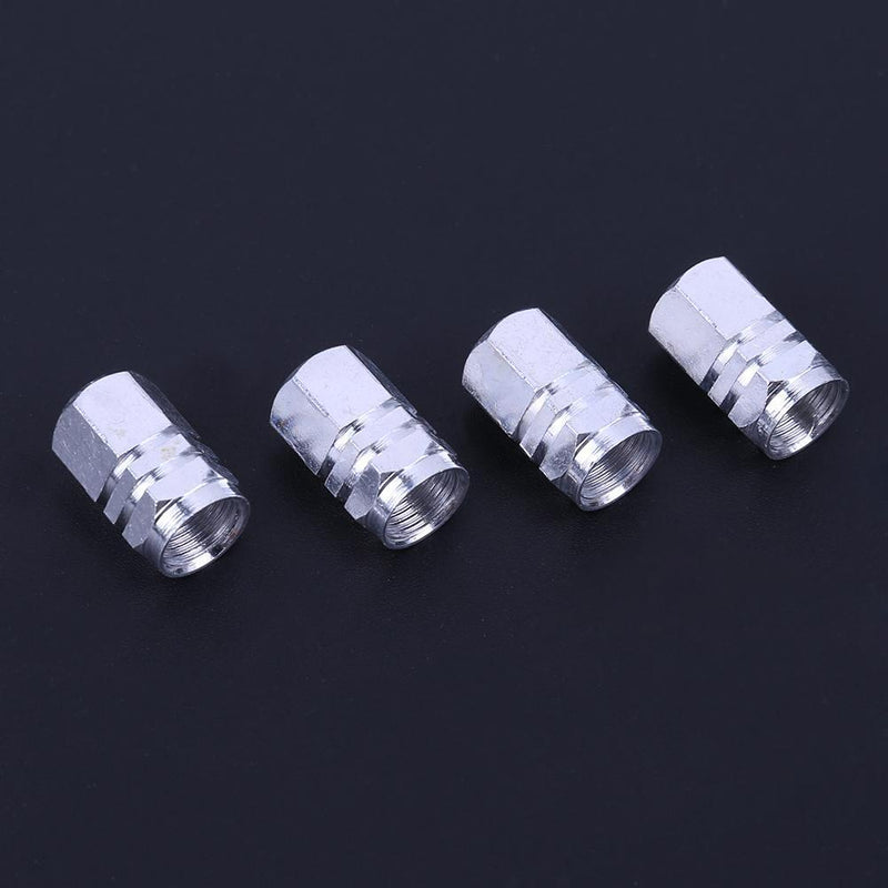 20pcs Aluminum Alloy Car Wheel Tire Valve Air Caps Stem Covers (Black)