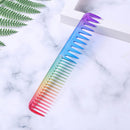 Anti-Static Rainbow Hair Comb Double Head Entangled Hair Styling Tool (4) Newly