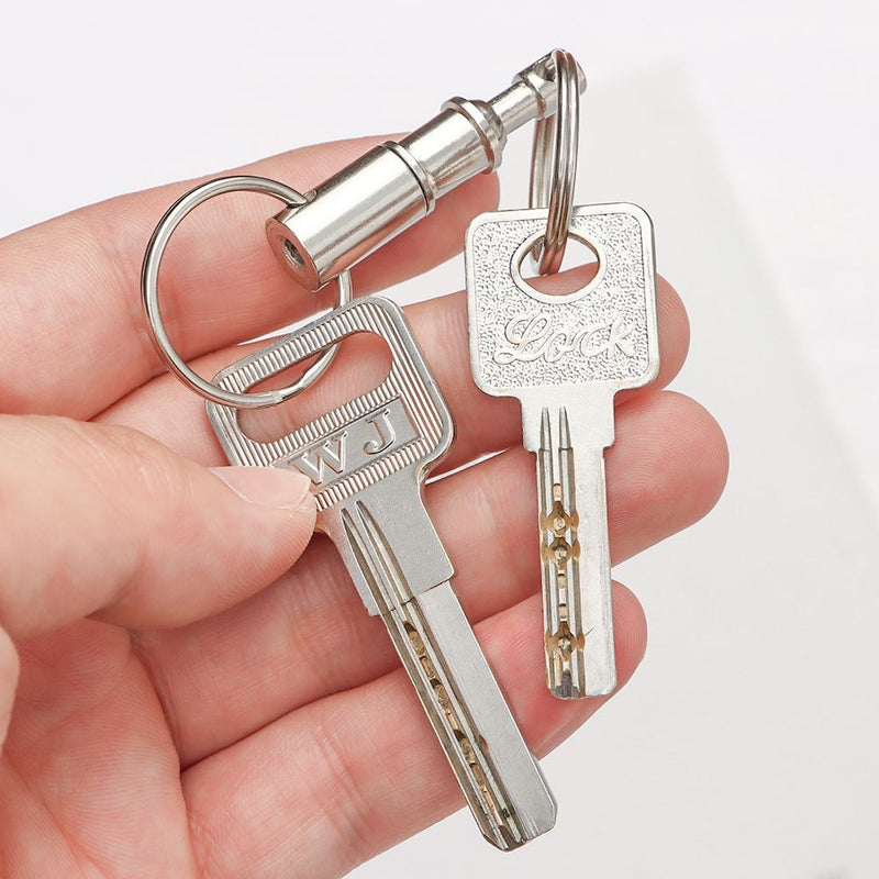 Disassemble Double Ring Key Ring Separate Child-mother Buckle Keychain