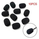 10PCS Microphone Headset Windscreen Sponge Foam Washable 2022 Cover Mic H5P0