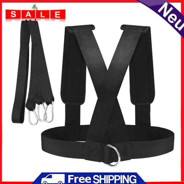 Sled Harness Tire Pulling Strap Fitness Resistance Strength Workout Workout Pad