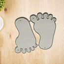 Baby Footprint Metal Cutting Dies Stencil Scrapbooking Embossing Album J6D9