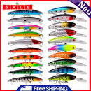 20pcs Minnow 8g 9.5cm 9cm Lures Crankbait Artificial Wobbler Fishing Bait Tackle
