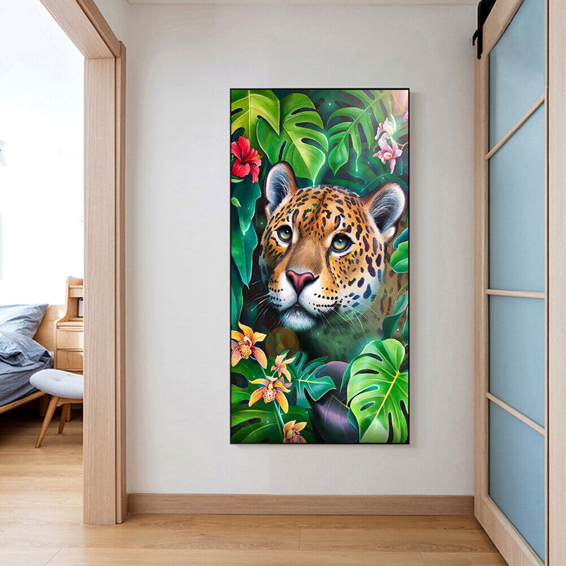 DIY Diamond Painting Kits Full Round Drill Tiger Mosaic Picture Home Decoration