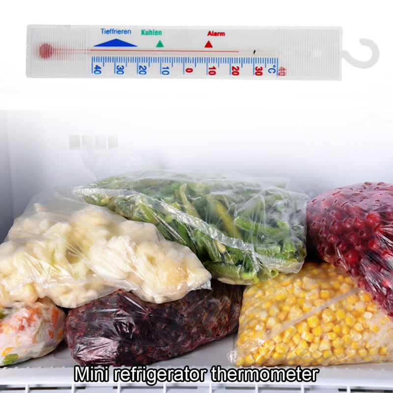 Hanging Fridge Freezer Mini Thermometer Home Refrigerator Meter with Hook