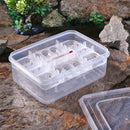 16 Grids Plastic Reptiles Egg Incubator Tray Eggs Hatcher Case for Lizard S