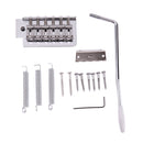 Hot Selling Guitar Parts 1 Set Chrome 6 String Guitar Tremolo Bridge with B