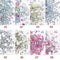 DIY Red Mix Sizes Nail Art Decoration Nail Rhinestones Nail Crystals AB Color