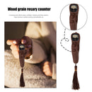 2038P LCD Digital Rosary Beads Tally Counter Tassel Decompression Tool (9) Newly
