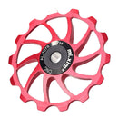 Mi Xim Mountain Bike Rear Derailleur Bearing Pulley Guide Wheel (Red 14T) Newly