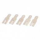 100pcs Y Shaped Nickel Sheets Battery Belt Strip Spot Welding Nickel Plated