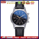 Lvpai Alligator Pattern PU Leather Strap Quartz Watches Women Round Large Dial C