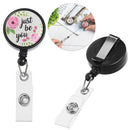 Anti-Lost Clip Fashion Nurse ID Name Card Key Ring Badge Holder Lanyards