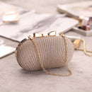 Fashion Evening Clutch Bag Women Pleated Bridal Banquet Wedding Party Handbags