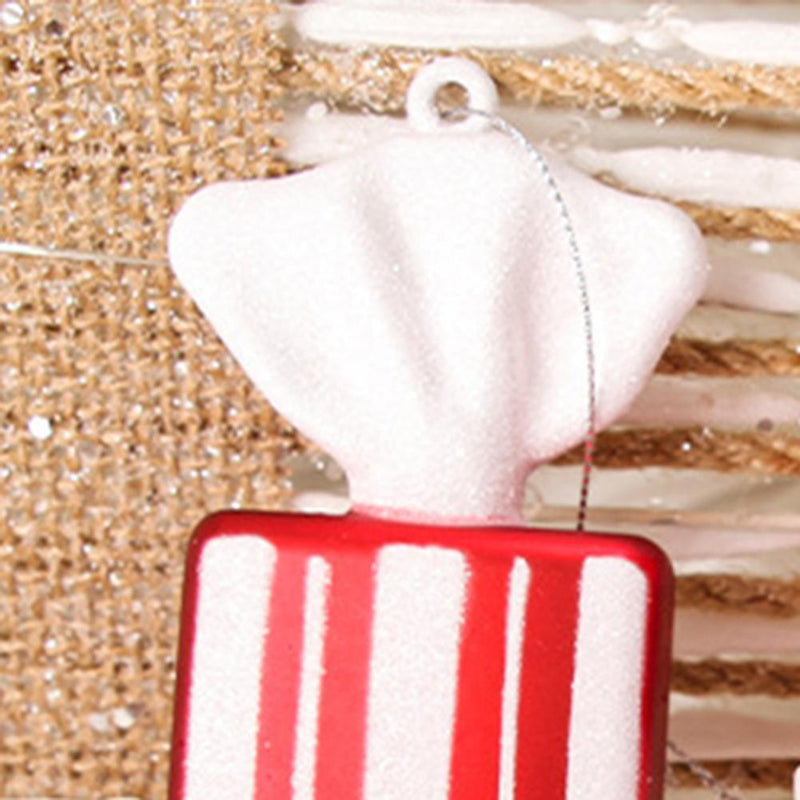 15cm Candy Pendant PVC Artificial Lollipops Christmas Tree Hanging Ornament (A)