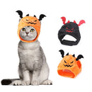 Cartoon Cats/Dogs Adjustable 2pcs Pet Bat Hat Bat Headgear Dress Up Halloween