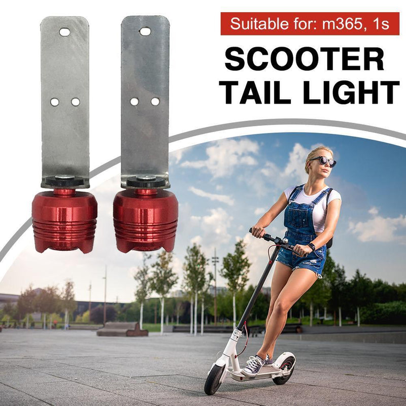 4pcs Electric Scooter Taillight for M365 1S Rear Tail Warning Lamp (Red)