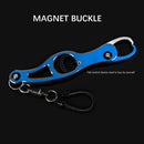 Magnetic Net Release Landing Net Holder Keeper with Lanyard for Fly Fishing