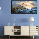 11CT Counted Full Cross Stitch Lighthouse DIY Cotton Thread Wall Art Home Crafts