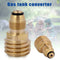 Brass Convert Propane LP TANK POL Service Valve to Quickly Adapters Refill C5X2