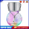 5pcs LED Solar Lamp Cracked Glass Ball Hanging Light Waterproof Decor(C)