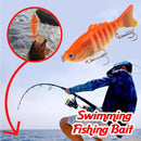 10cm/20g 7 Section Swimbait Bass Fishing Multi Jointed Artificial Lure (A) Newly