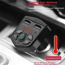 1x Bluetooth 5.0 Handsfree Car Kit FM Transmitter Quick USB Dual 2021 A4Z4