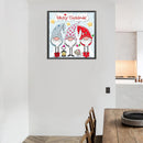 5D Diamond Painting Kit Merry Christmas Gnomes Full Round Drill DIY Wall Crafts