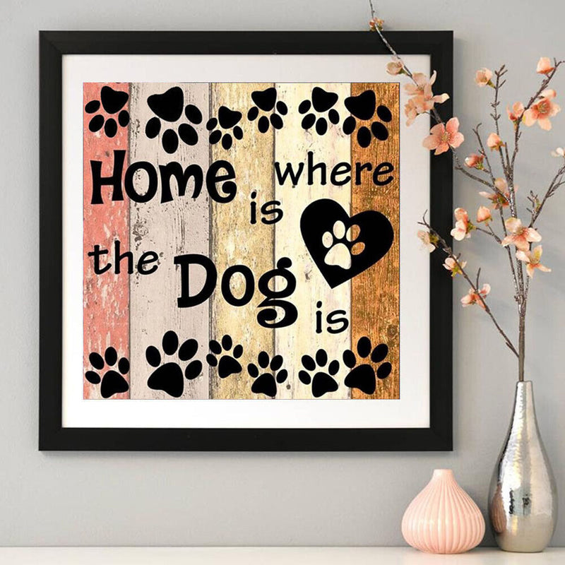 Full Round Drill 5D DIY Diamond Embroidery Diamond Painting Dog Cross Stitch