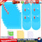 12pcs Anti-glare Car Stickers Waterproof Rearview Mirror Film for Driving Newly
