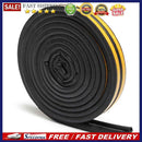 5pc Self-adhesive Soundproofing Anti Collision Windows Seal Strip 10m Black