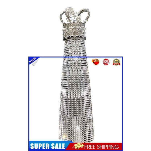 500ml Diamond Crown Diamond Bottle Portable Diamond Cup Sparkling Gift for