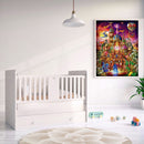 Full Drill Rhinestone Mosaic Craft DIY Fantasy Castle Diamond Painting Poster
