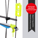 Plastic Compound Bow Tuning Mounting Tools Archery Bow String Spirit Level Combo
