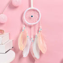 Novelty Feathers Dream Catcher LED Light Home Hanging Pendant Decor Craft