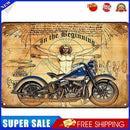 Retro Beginning Motorcycle Metal Plate Painting for Bar Pub Tin Wall Sign